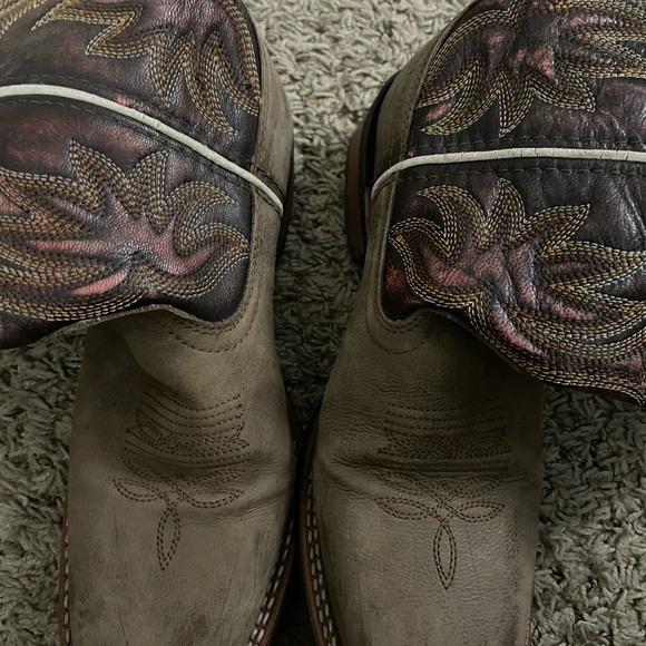 Laredo Brown Western Cowboy Boots - Picture 6 of 8